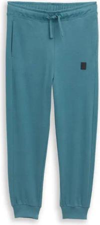 TOM TAILOR Jungen Basic Jogginghose, grün, Uni, Gr. 176