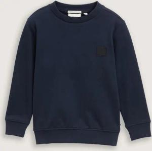 TOM TAILOR Jungen Basic Sweatshirt, blau, Uni, Gr. 128/134