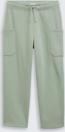 TOM TAILOR Jungen Cargo Jogginghose, grün, Uni, Gr. 158