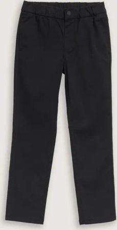 TOM TAILOR Jungen Chino Hose, schwarz, Uni, Gr. 122