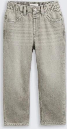 TOM TAILOR Jungen Loose Fit Jeans, grau, Uni, Gr. 98