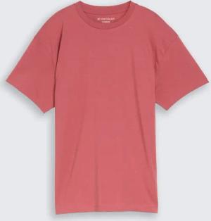 TOM TAILOR Jungen Oversize T-Shirt mit Rückenprint, rot, Uni, Gr. 140