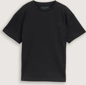 TOM TAILOR Jungen Oversize T-Shirt, schwarz, Uni, Gr. 176