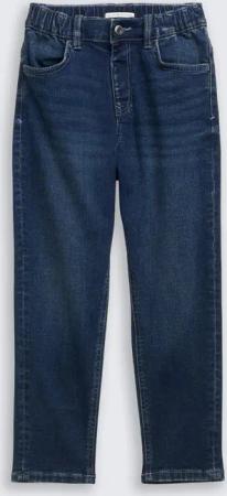 TOM TAILOR Jungen Relaxed Fit Jeans mit Stretch, blau, Uni, Gr. 92