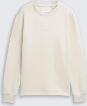 TOM TAILOR Jungen Sweatshirt mit Print, weiß, Uni, Gr. 140