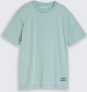 TOM TAILOR Jungen T-Shirt im Vintage-Look, blau, Uni, Gr. 140