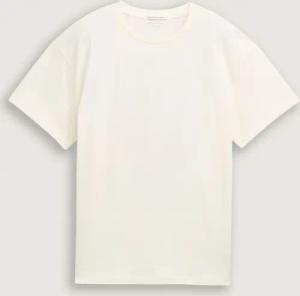 TOM TAILOR Jungen T-Shirt mit Print, weiß, Uni, Gr. 128