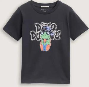 TOM TAILOR Jungen T-Shirt mit Wendepailletten, grau, Uni, Gr. 92/98