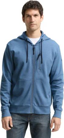 TOM TAILOR Kapuzensweatjacke mit Taschen