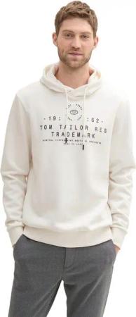 TOM TAILOR Kapuzensweatshirt mit großem Logo-Frontprint