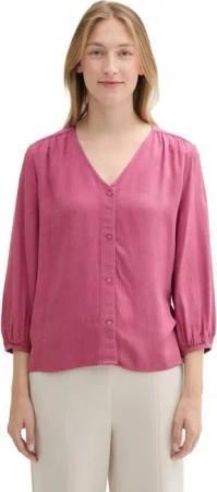 TOM TAILOR Klassische Bluse in Melange-Optik