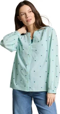 TOM TAILOR Klassische Bluse mit All-Over Print
