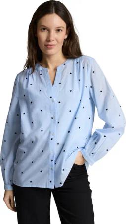 TOM TAILOR Klassische Bluse mit All-Over Print