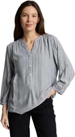 TOM TAILOR Klassische Bluse mit Streifen Muster