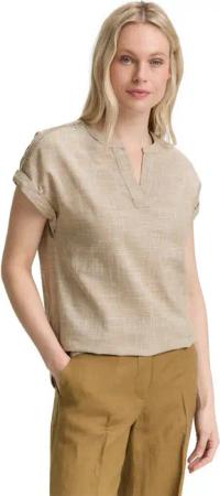 TOM TAILOR Kurzarmbluse im Tunika-Style, kariert