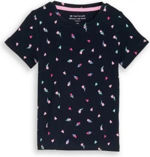 TOM TAILOR Kurzarmshirt mit Tulpen/Blumen-Print