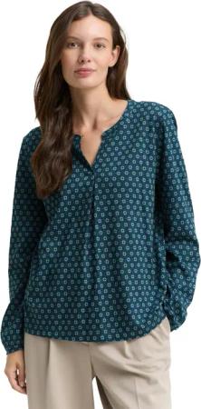 TOM TAILOR Langarmbluse mit grafischem Muster