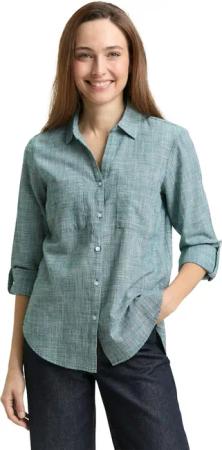 TOM TAILOR Langarmbluse "Regular" mit Brusttaschen