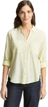 TOM TAILOR Langarmbluse Regular mit Brusttaschen