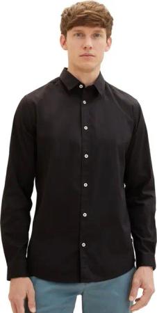 TOM TAILOR Langarmhemd mit 2-Knopf-Verschluss am Ärmel