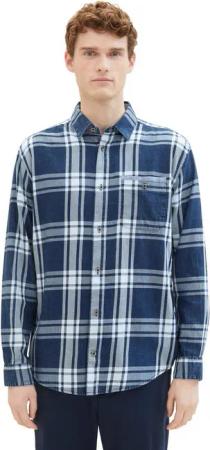 TOM TAILOR Langarmhemd mit Karomuster