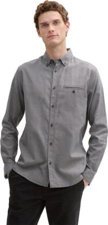 TOM TAILOR Langarmhemd mit Struktur