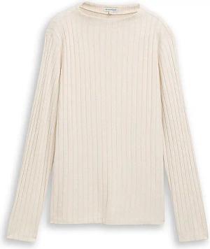 TOM TAILOR Langarmshirt  beige | S