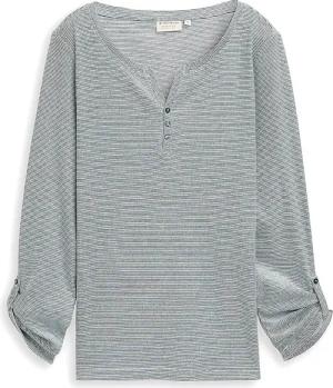 TOM TAILOR Langarmshirt  grün | S