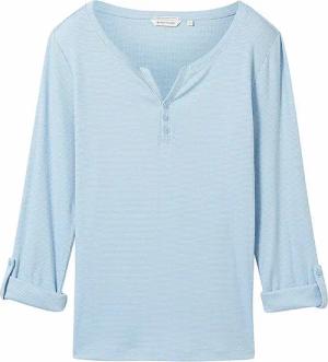 TOM TAILOR Langarmshirt hellblau | M