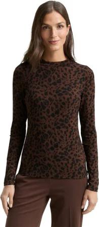 TOM TAILOR Langarmshirt mit All-Over Print