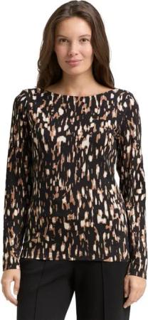 TOM TAILOR Langarmshirt mit All-Over Print