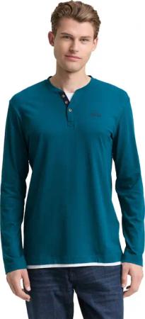 TOM TAILOR Langarmshirt mit Logo Print