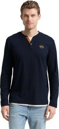 TOM TAILOR Langarmshirt mit Logo Print