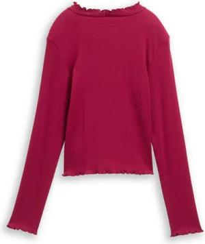 TOM TAILOR Langarmshirt mit Rippstruktur