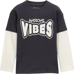 TOM TAILOR Langarmshirt mit Schriftzug