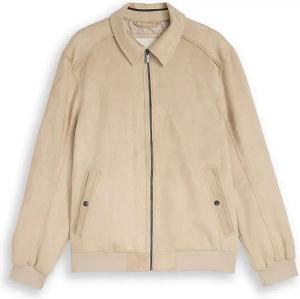 TOM TAILOR Lederjacke beige | L