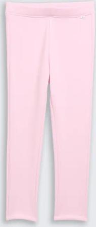 TOM TAILOR Mädchen Basic Leggings mit weichem Innenfutter, bunt, Uni, Gr. 104/110