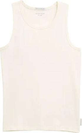 TOM TAILOR Mädchen Basic Ripp Top, weiß, Uni, Gr. 152