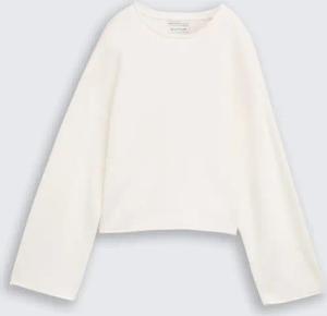 TOM TAILOR Mädchen Cropped Strickpullover mit Rundhalsausschnitt, braun, Uni, Gr. 152