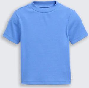 TOM TAILOR Mädchen Cropped T-Shirt mit Rippstruktur, blau, Uni, Gr. 152