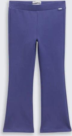 TOM TAILOR Mädchen Flared Leggings, blau, Uni, Gr. 92/98