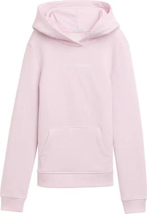 TOM TAILOR Mädchen Hoodie Sweatshirt mit Logo-Print, rosa, Uni, Gr. 164