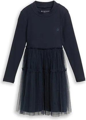 TOM TAILOR Mädchen Kleid  dunkelblau | 128-134