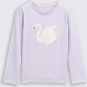 TOM TAILOR Mädchen Langarmshirt mit Print, bunt, Uni, Gr. 104/110