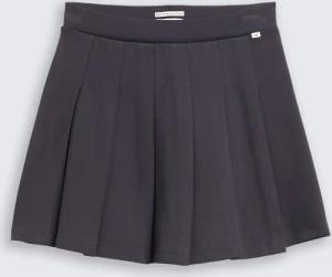 TOM TAILOR Mädchen Mini Plissee Rock, grau, Uni, Gr. 140