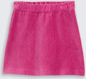 TOM TAILOR Mädchen Mini-Rock aus Cord mit Herztaschen, rosa, Uni, Gr. 116/122