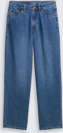 TOM TAILOR Mädchen Relaxed Fit Jeans, blau, Uni, Gr. 176