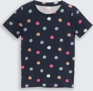 TOM TAILOR Mädchen T-Shirt mit Muster, blau, Gepunktet, Gr. 128/134