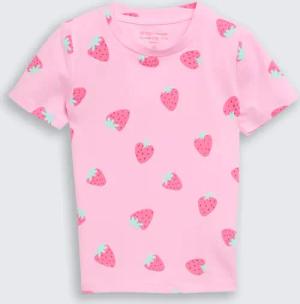TOM TAILOR Mädchen T-Shirt mit Muster, rosa, Gemustert, Gr. 104/110