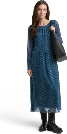 TOM TAILOR Meshkleid mit Muster